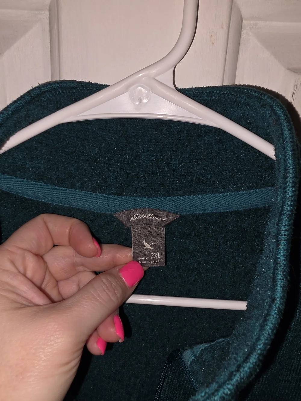 Eddie Bauer Teal Heather Full-Zip Utility Jacket